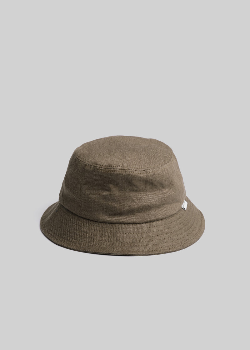 Linen Twill Bucket Hat