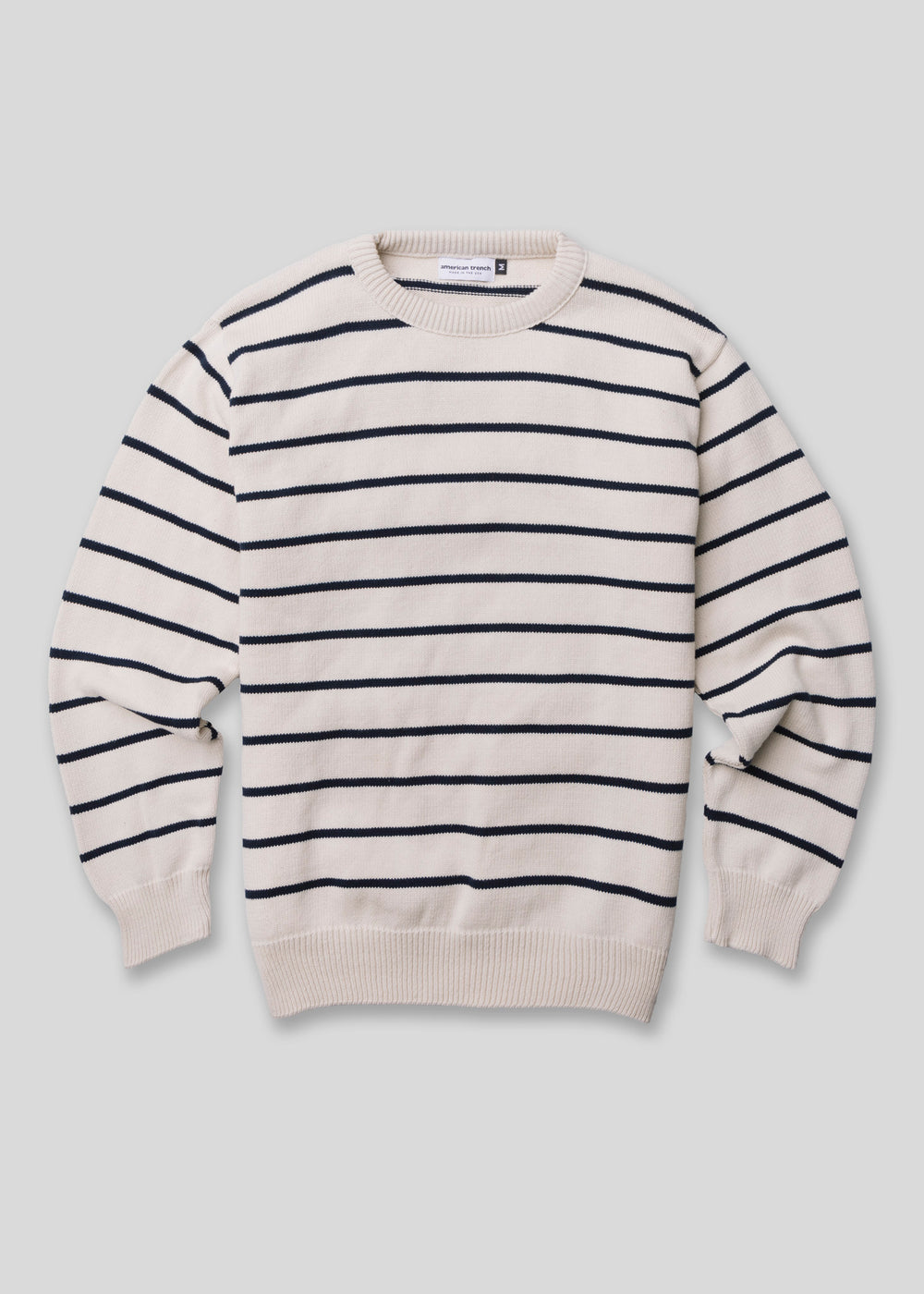 Cotton Breton Stripe Sweater American Trench