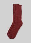Wool Silk Boot Sock