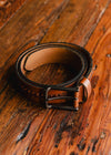 Hand Stitched Leather Belt