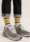 Merino Retro Stripe Crew